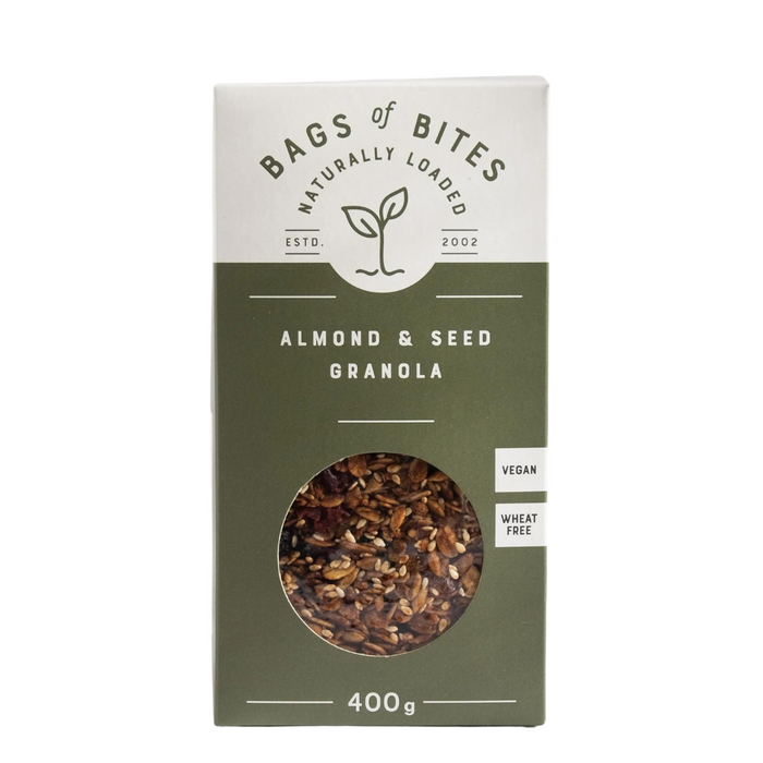 Bag of Bites Naturally Loaded Almond & Seed Granola, 400g