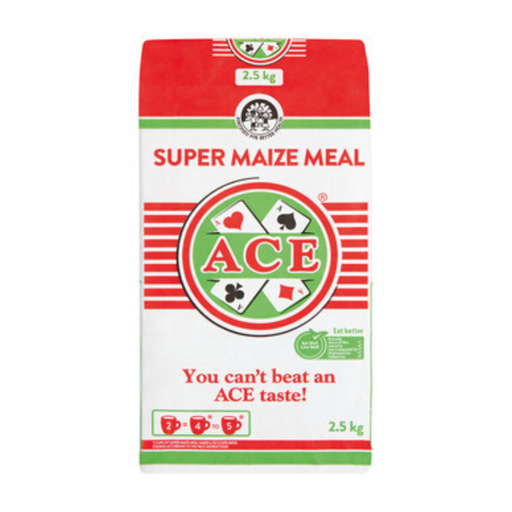 ACE Super Maize Meal (2.5 Kg) from South Africa - AubergineFoods.com 