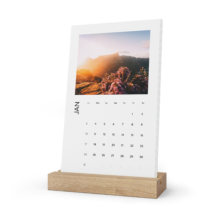 Scenic SA Vertical Desk Calendar