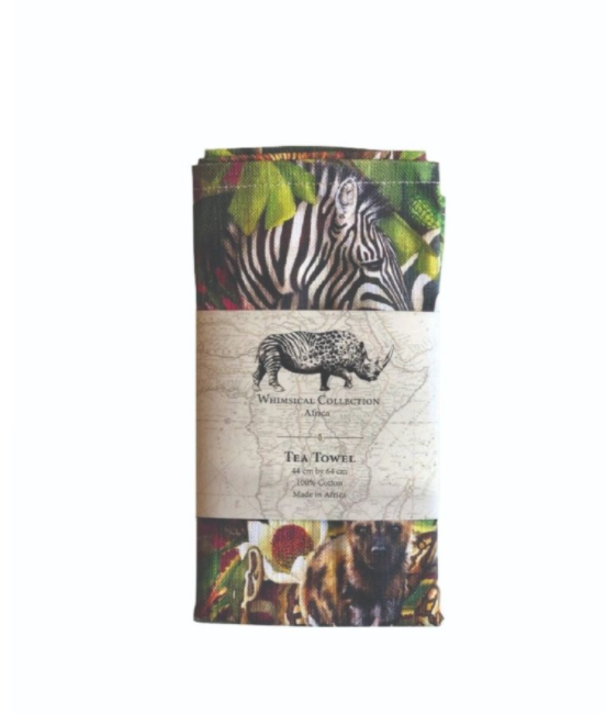 African Jungle Tea Towel