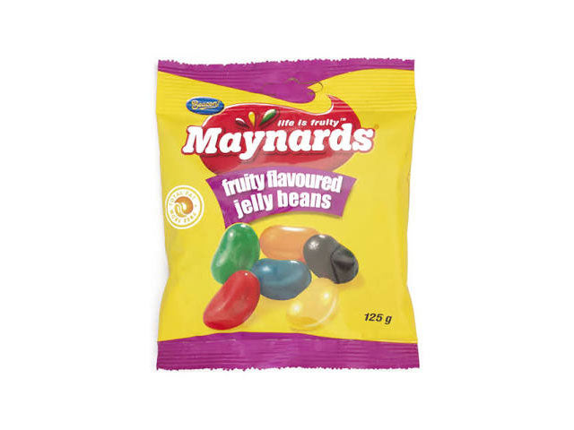 Maynards Fruity Flavored Jelly Beans, 125g