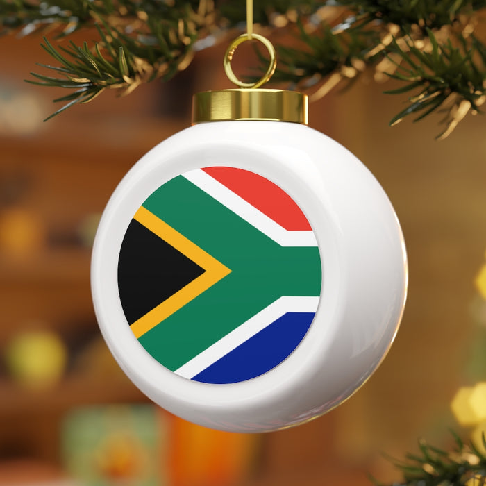 SA Flag Ball Ornament