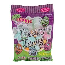 Yummee Freaky Faces (60 Pcs) from South Africa - AubergineFoods.com 