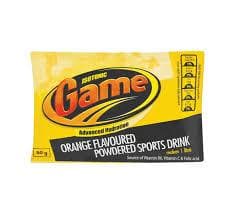Isotonic Game Powdered Orange Flavoured Sports Drink Sachet 80g