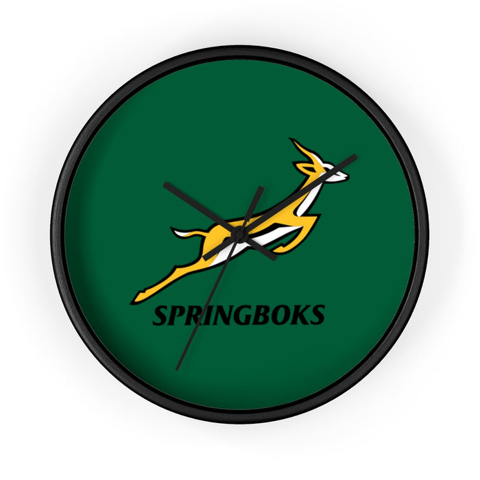 Springboks Wall clock (w/ Text)
