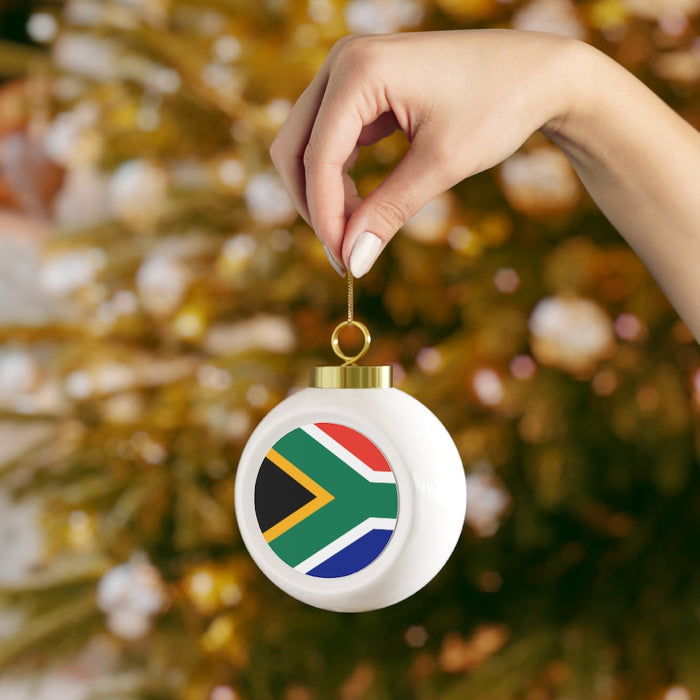 SA Flag Ball Ornament