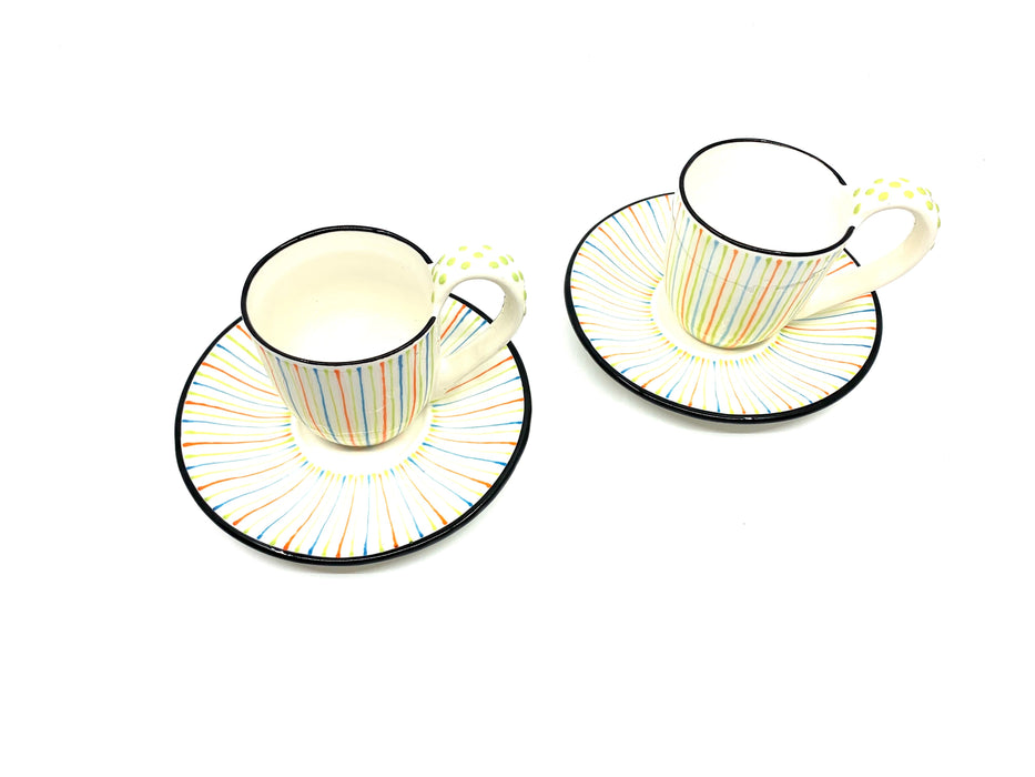 Potters Tea Cup & Saucer