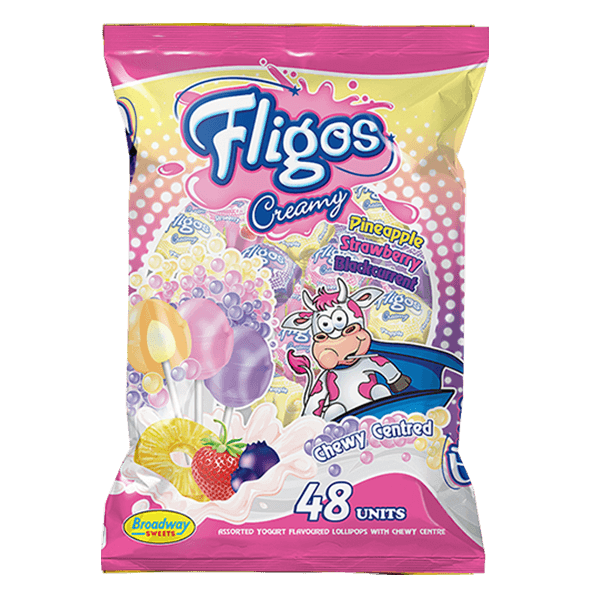 Fligos Assorted Yogurt Flavors, 48 Pcs.