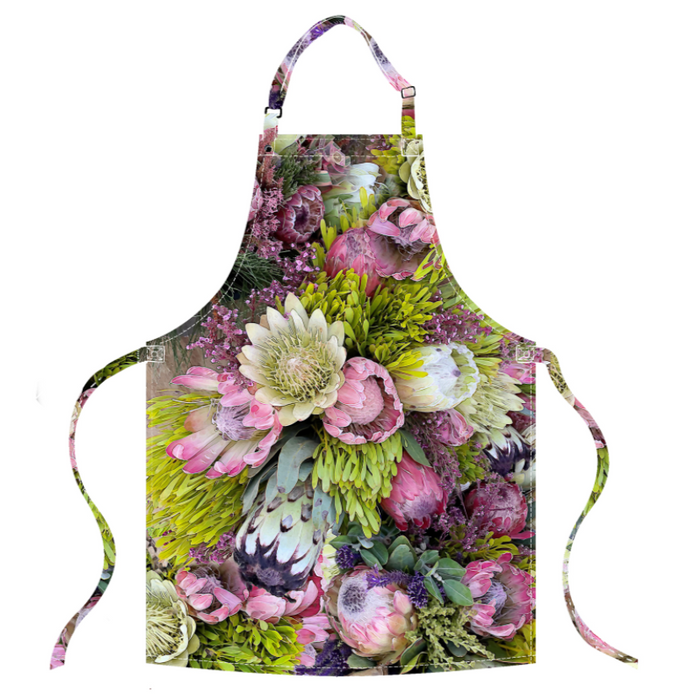 Floral & Botanical Cotton Apron