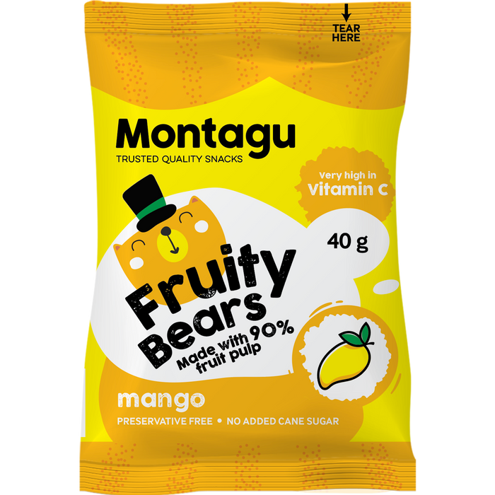 Montagu Mango Fruity Bears, 40g