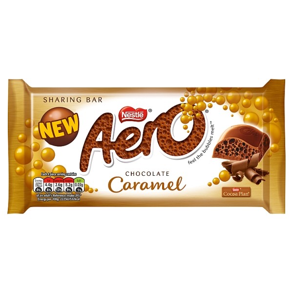 (Expired) Nestle Aero Caramel Gold, 90g