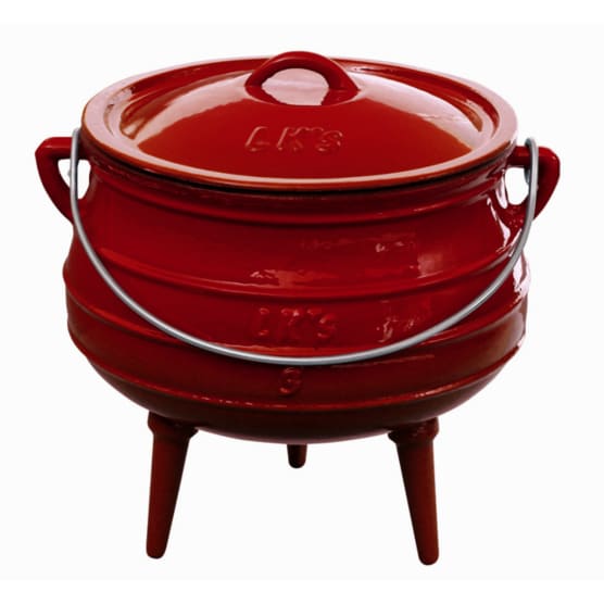 LK Enamel Potjie Cookers — Aubergine Foods