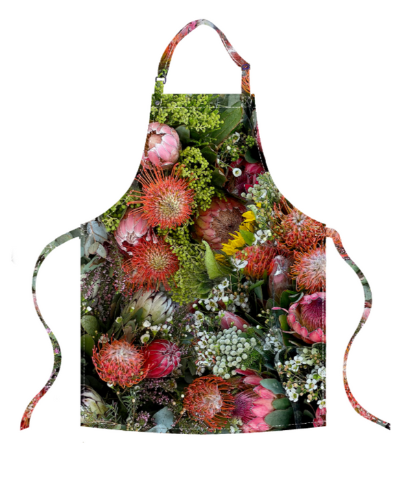 Floral & Botanical Cotton Apron