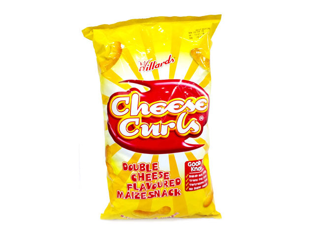 Willards Cheese Curls: Double Cheese, 120g — Aubergine Foods